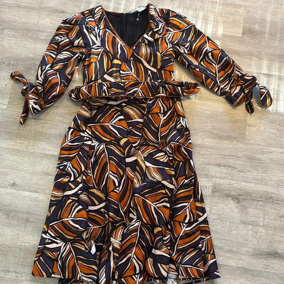 Laroque Davis Dress Copper Leaf Sz XS - Picture 3 of 12
